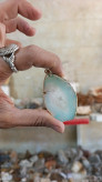 آویز عقیق رنگی خاص