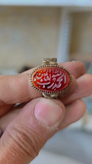 انگشتر عقیق های خطی